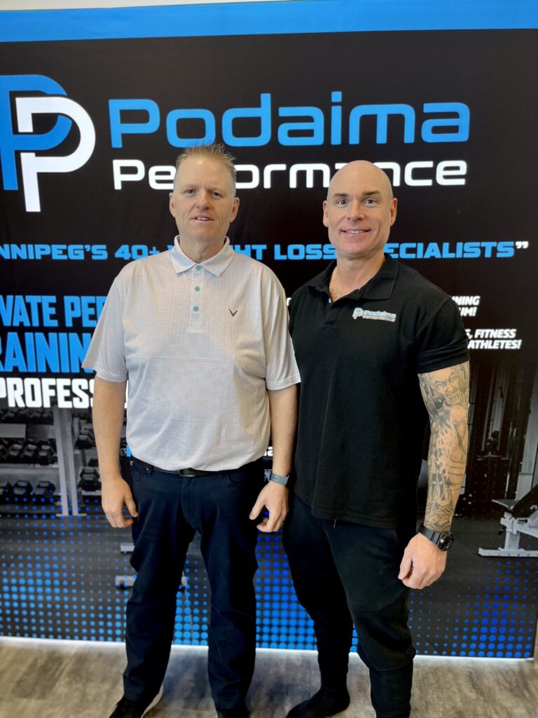 Blaine Podaima of Podaima Performance with client Troy